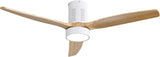 52 Inch Indoor Flush Mount Ceiling Fan with LED Light and Remote Control W934P152310