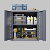 Metal garage cabinet with door, wall-mounted storage cabinet, floating tool cabinet for basements, W396P305716