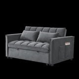 Sleeper Sofa, Convertible Sofa, Recliner, Bed, 3-in-1, 3-Position Adjustable Backrest, 2-Seater W1853126217