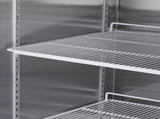 27"W Commercial Freezer Single Solid Door Stainless Steel Reach-in Freezer 18.68 Cu.ft. Upright Fan N818P191847S