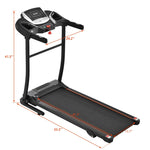 ZUN Folding Treadmill Electric Running 2.5HP Motor 300LBS Weight Capacity Walking Jogging 69516694