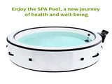 Large tub for 4 to 6 People, Portable Outdoor spa with 150 airjets and 1 Thermal Cover Massage 56228353