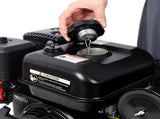 6.5HP Gas Powered 10-Gallon Twin Tank Air Compressor, 143 PSI Wheelbarrow Air Compressor with W465P422104