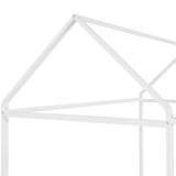 House Bed Frame Twin Size , Kids Bed Frame Metal Platform Bed Floor Bed for Kids Boys Girls No Box WF286771AAK