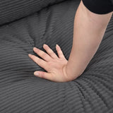 74" High Resilience three seater Sofa, Wooden Frame 3 Seat Sofa, Comfy,Modern Upholstered W2297P264467