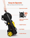 VEVOR Electric Pressure Washer, 2000 PSI, Max. 1.76 GPM Power Washer w/ 30 ft Hose, 5 Quick Connect T3342P311693