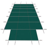 Pool Safety Cover, Fits 16x32ft Rectangular Inground Winter Swimming Pools, with 4x8ft Center End W465P203694