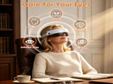 Foldable Eye Massage Mask with Voice Control, Heating Air Compression & Vibration, Built-in Wireless 95838588