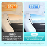 ZUN Model 3 Roof Sunshade for Model 3 2020-2023 Accessories Visor Sunroof Sun Shade UV Reflector 2PCS 29518096