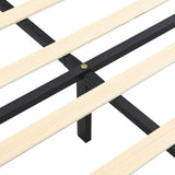 Queen-Size Upholstered Platform Bed Frame with a Modern Button-Tufted Linen Fabric Headboard,USB W311P285479