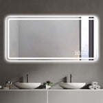 ZUN 28*60inch LED Bathroom Vanity Mirror ,wall mirror,Anti-Fog, Dimmable,Shatter-Proof Tempered Glass, W2709P242514