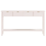 ZUN U_STYLE Contemporary High-Quality Entryway Console Table with 4 Spacious Drawersm,1 Practical Bottom N711P218638K