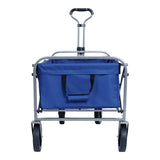 Collapsible Wagon Cart Foldable,Wagons Carts Foldable with Wheels with Drink Holders,for W321P269223