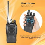 Outdoorfun Baofeng 888S Walkie Talkies 16 Channel Two-Way Radio, Rechargerable Handheld Ham Radio 20561560