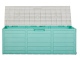 75gal 280L Outdoor Garden Plastic Storage Deck Box Chest Tools Cushions Toys Lockable Seat 33688203