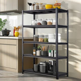 78" H Adjustable Garage Shelves, 5-Tier Heavy Duty Shelving Unit, 2200LBS Wide Metal Utility Storage 23096709