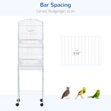 Bird Cage Starter Kit with Detachable Rolling Stand 72342908