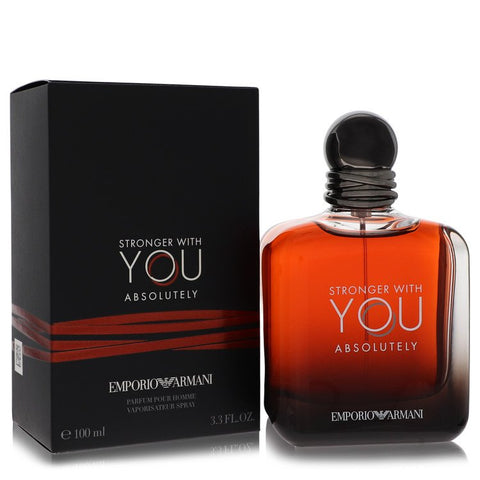 Stronger With You Absolutely by Giorgio Armani Eau De Parfum Spray 3.3 oz for Men FX-567197