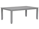 6 Piece Kitchen Set, Rectangular Wooden Table with 4 Upholstered Chairs and a Bench, 50401072