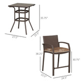 Tavern table and chair set 84389371