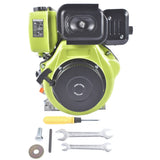 10HP 4Stroke Single-Cylinder Diesel Engine 418CC 6300W Recoil 3600RPM Air Cooled 79968758