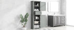 ZUN Tall Bathroom Storage Cabinet, Freestanding Storage Cabinet with Drawer and Adjustable Shelf, MDF 15116990