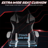 Video Game Chairs for Adults, PU Leather Gaming Chair with Footrest, 360&degSwivel Adjustable Lumbar 79821020