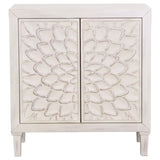 White 2-door Accent Cabinet B062P145463