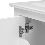 24" Bathroom Vanity with Sink, Bathroom Vanity Cabinet with One Drawer and Doors, Solid Wood and N725P171407K