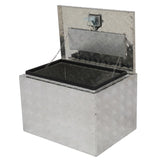 24" Aluminum Under Body Toolbox 5 Bar Tread Silver 25580335