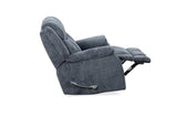 Man Wah Calgary Manual Upholstered Swivel Recliner, Slate B2707P311409