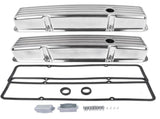Finned Aluminum Tall Valve Covers with Bolts for Chevrolet Small Block 283 302 305 327 350 400 37643578