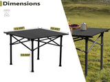 Portable Folding Camping Table for 2-4 Persons, Ultralight Collapsible Table Outdoor Camp Table for 60977335