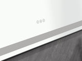118 x6 Inch LED Bathroom Mirror with Aluminum Frame, Wall Mounted Vanity Mirror, Anti-Fog, Memory, W2287P311607