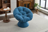 Oversized Swivel Accent Chair, 360 Swivel Barrel Chair, Papasan Chair for Living Room Bedroom W1752P172298