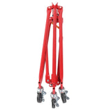 ZUN 16FT Drywall Lifter Panel Hoist Jack Rolling Caster Construction Lockable 150lbs 35385142