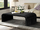 Farmhouse Vintage Crafts Coffee Table,Curved Art Deco Design, Easy Assembly, 48" W x 24" D x 18" W1445P331900