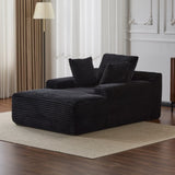 Oversized Chaise Lounge Chair Cozy Cloud Couch, Modern Plush Corduroy Upholstered Sleeper Sofa 98372828
