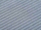 Dark Gray Corduroy Upholstered Ottoman with Black Round Rubber Feet 634343cm, Hidden 67751678