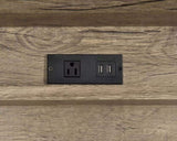 Corday - Desk With USB Port - Light Brown B081P157377