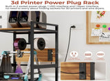 3D Printer Stand with Filament Storage, Heavy-Duty Metal Frame, T-Type Filament Holder, Built-in 36234338