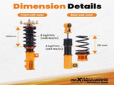 Coilover Shocks & Springs Lowering Kit For Hyundai Veloster 2012-2016 61104246