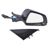 Right Passenger Side Mirror Heated Power Fold Black Fit for Tesla Model 3 M3 2017-2023 ABS Plastic 82328982