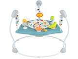 3-Level Height Adjustable Baby Bouncer with Multiple Play Toys, Stable Metal Frame Jumper - Blue 33947624