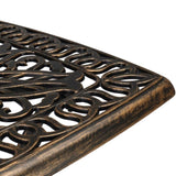 21.3inch Square Garden Cast Aluminum Table Bronze 66138118