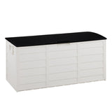 ZUN 75gal 280L Outdoor Garden Plastic Storage Deck Box Chest Tools Cushions Toys Lockable Seat 13728890