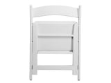 4 Pack Folding Chairs, Resin Chairs with Padded Seat, Comfortable Event Chairs 14756712