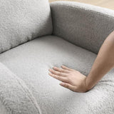 Welike 27.6"W Modern Accent High Backrest Living Room Lounge Arm Rocking Chair, Two Side W83472306