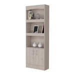 ZUN Durango Bookcase, Three Shelves, Double Door Cabinet B128P148910