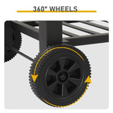 Charcoal Grill Outdoor BBQ Grill, Extra Large Cooking Area with Two Individual & Adjustable Charcoal 50882218